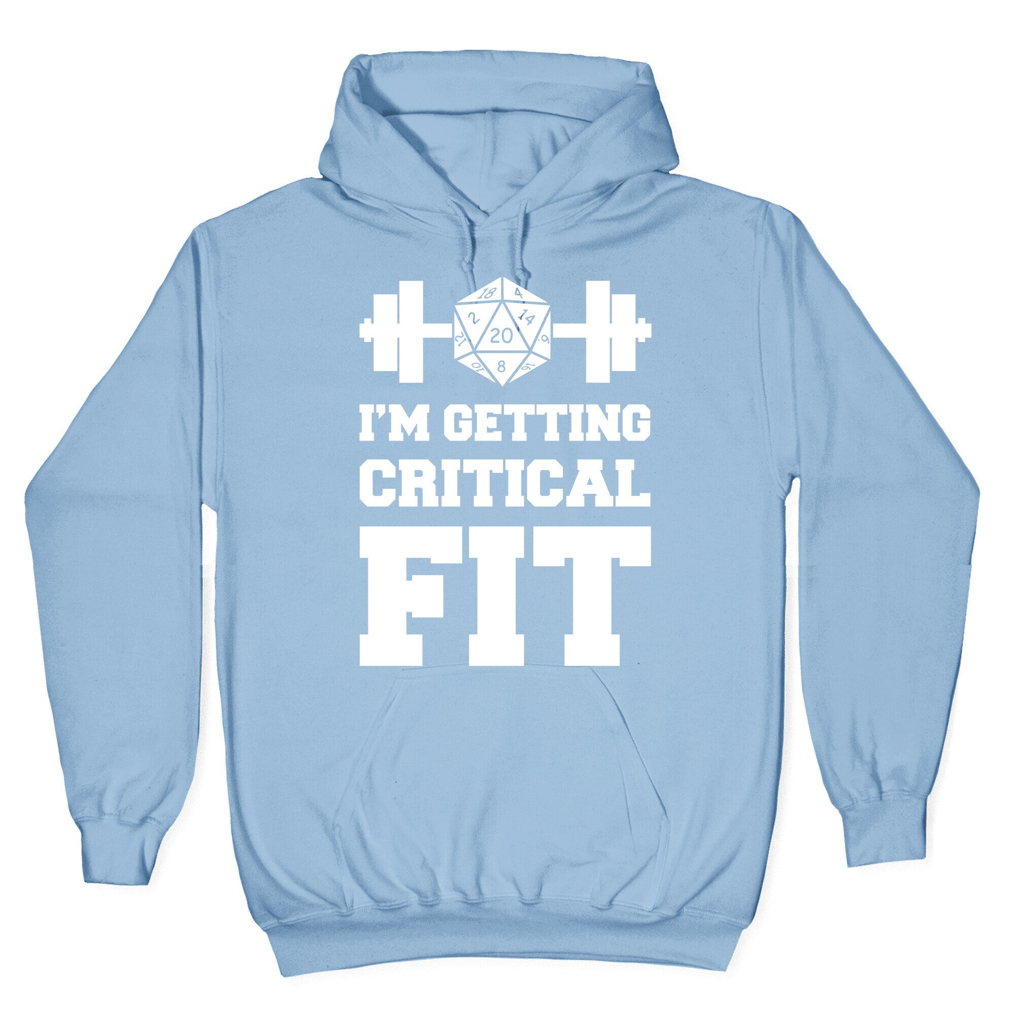 I'm Getting Critical Fit Hoodie